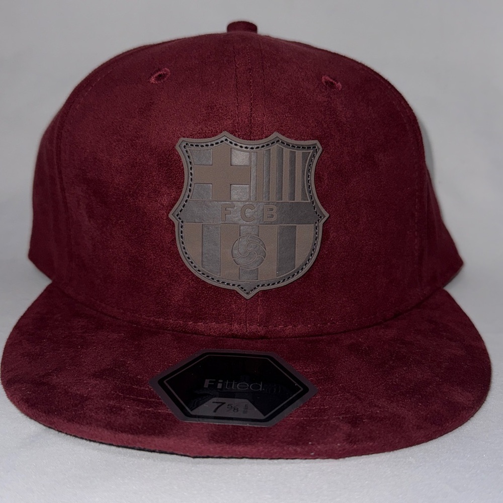 FCB Maroon Fitted Cap